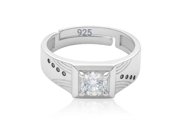 925_Sterling_Silver_Cubic_Zirconia_Ring_for_Men