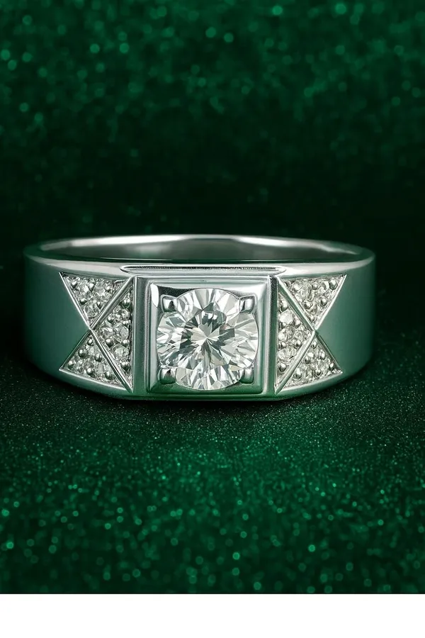 925_Sterling_Silver_Cubic_Zirconia_Ring_for_Men