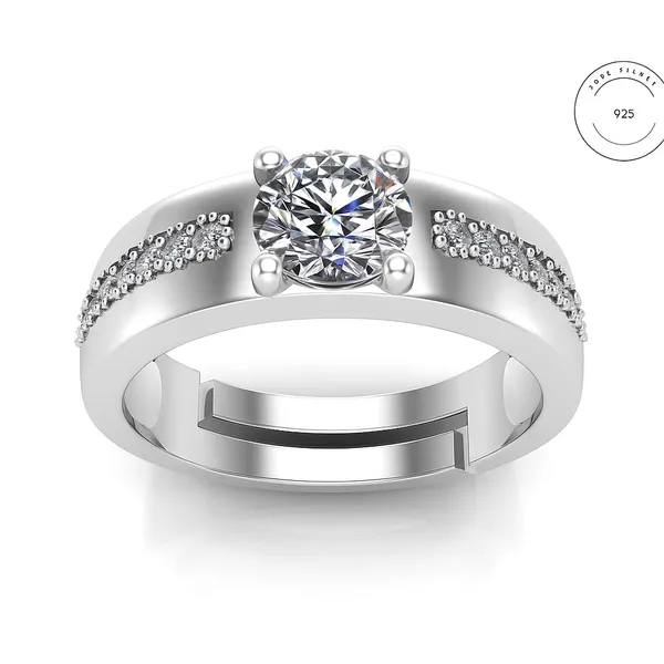 925_Sterling_Silver_Cubic_Zirconia_Ring_for_Men