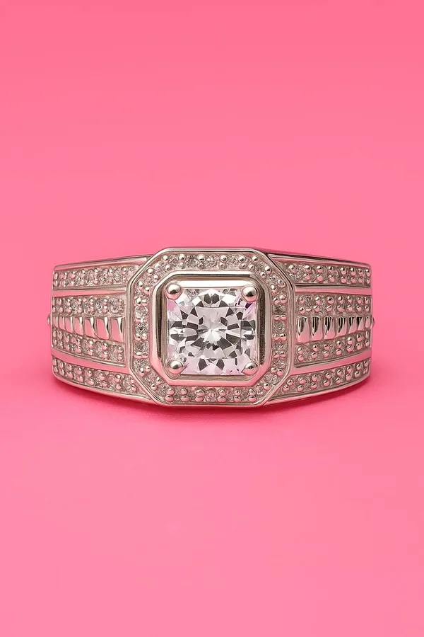 925_Sterling_Silver_Cubic_Zirconia_Ring_for_Men