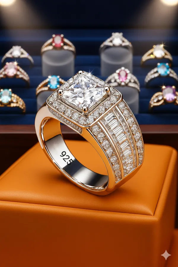 925_Sterling_Silver_Cubic_Zirconia_Ring_for_Men