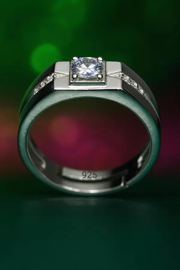 925_Sterling_Silver_Cubic_Zirconia_Ring_for_Men