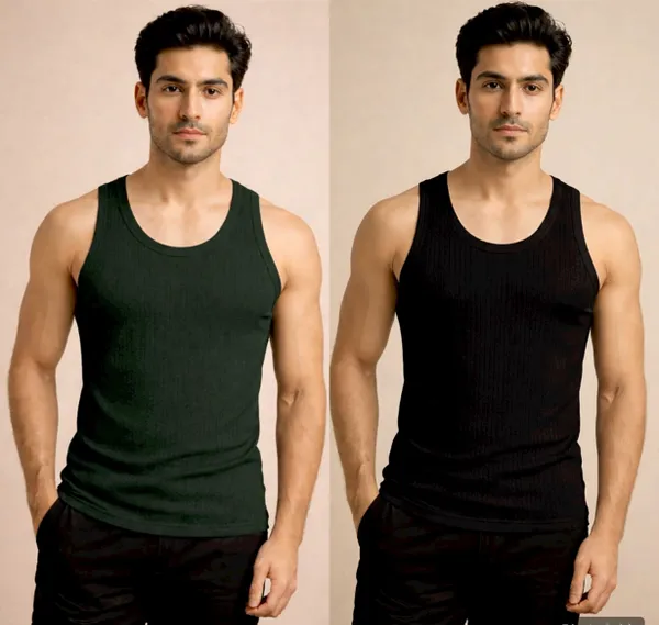 Black_And_Green_Parker_Premium_Super_Combed_Cotton_Vest_For_Men_Pack_Of_2