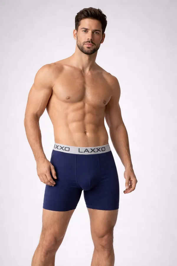 Navy_Soft_Touch_Lycra_Trunks_For_Men