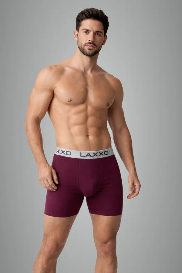 Marron_Soft_Touch_Lycra_Trunks_For_Men
