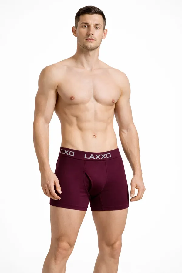 Maroon_And_Black_Supima_Cotton_Elastane_Stretch_Trunk_With_Ultra_Soft_Waistband_Trunks_For_Men_Combo_Set_Pack_Of_2