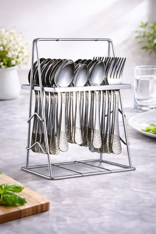 Set_of_25_Pcs_Royal_Silver_Cutlery_Set_Of_6_Dinner_Spoon,_6_Dinner_Fork,_6_Table_Spoon,6_Tea_Spoon_and_1_Stand