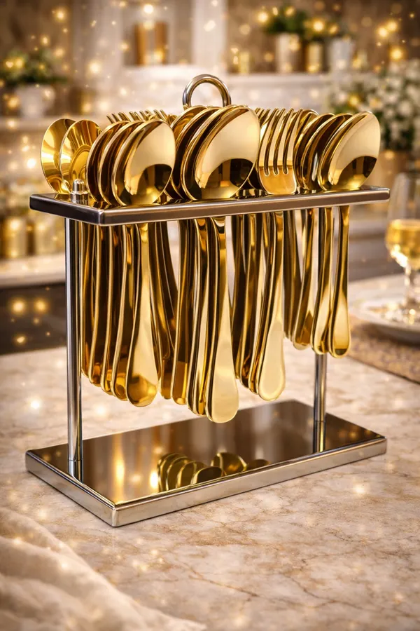 Set_Of_25_Pcs_Haritage_Full_Gold_Cutlery_Set_Of_6_Dinner_Spoon,_6_Dinner_Fork,_6_Table_Spoon,6_Tea_Spoon_and_1_Stand