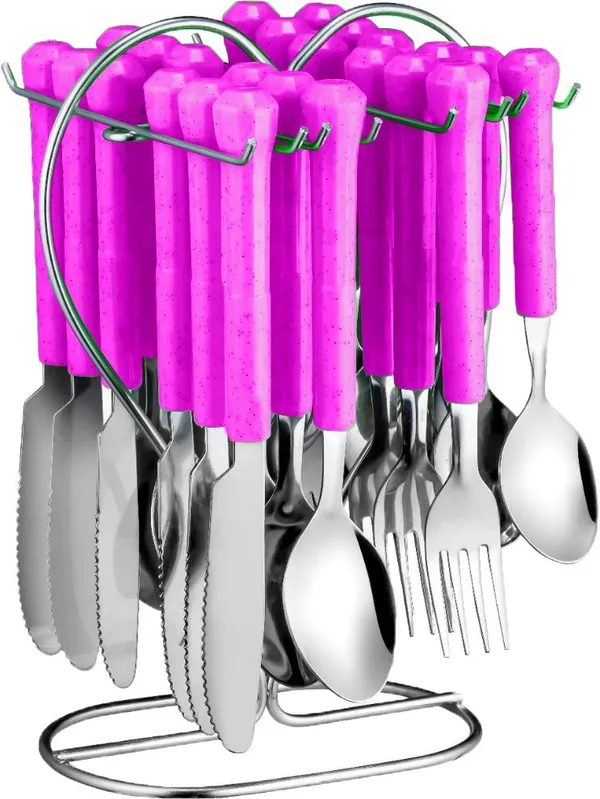 Pack_Of_25_Marble_(Pink)_Cutlery_Set__