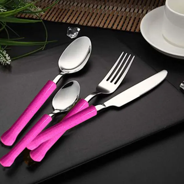Pack_Of_25_Marble_(Pink)_Cutlery_Set__