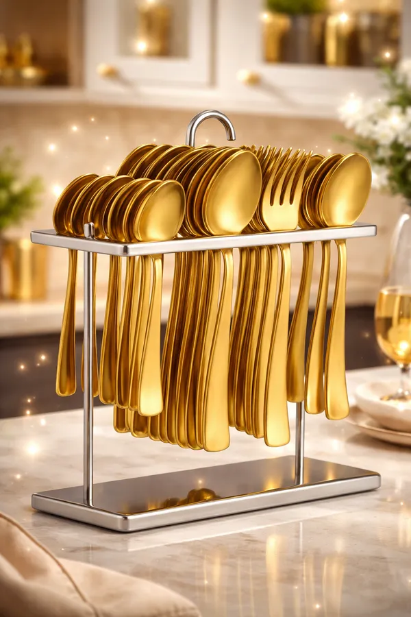 Set_Of_25_Pcs_Vintage_Full_Gold_Cutlery_Set_Of_6_Dinner_Spoon,_6_Dinner_Fork,_6_Table_Spoon,6_Tea_Spoon_and_1_Stand