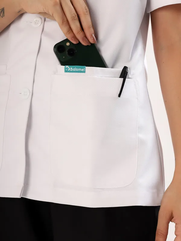 Balomel_Go_|_Hidden_Pockets_|_Ultra_Soft_|_Short_Lab_Coat_For_Women