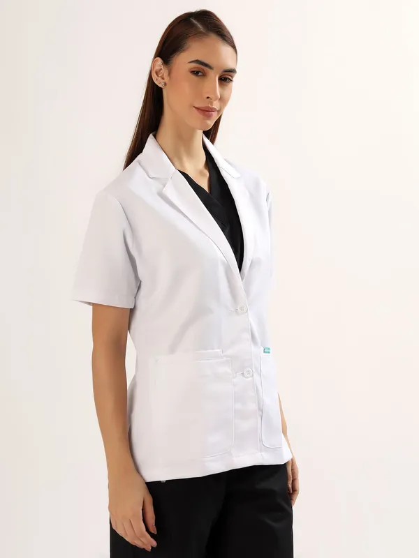 Balomel_Go_|_Hidden_Pockets_|_Ultra_Soft_|_Short_Lab_Coat_For_Women