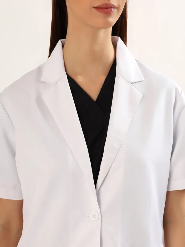 Balomel_Go_|_Hidden_Pockets_|_Ultra_Soft_|_Short_Lab_Coat_For_Women