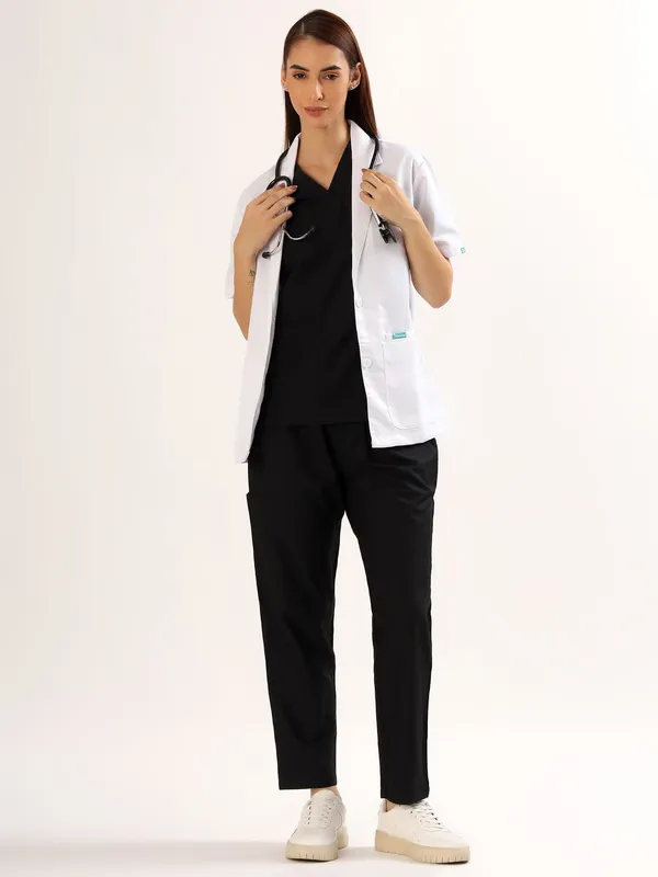 Balomel_Go_|_Hidden_Pockets_|_Ultra_Soft_|_Short_Lab_Coat_For_Women