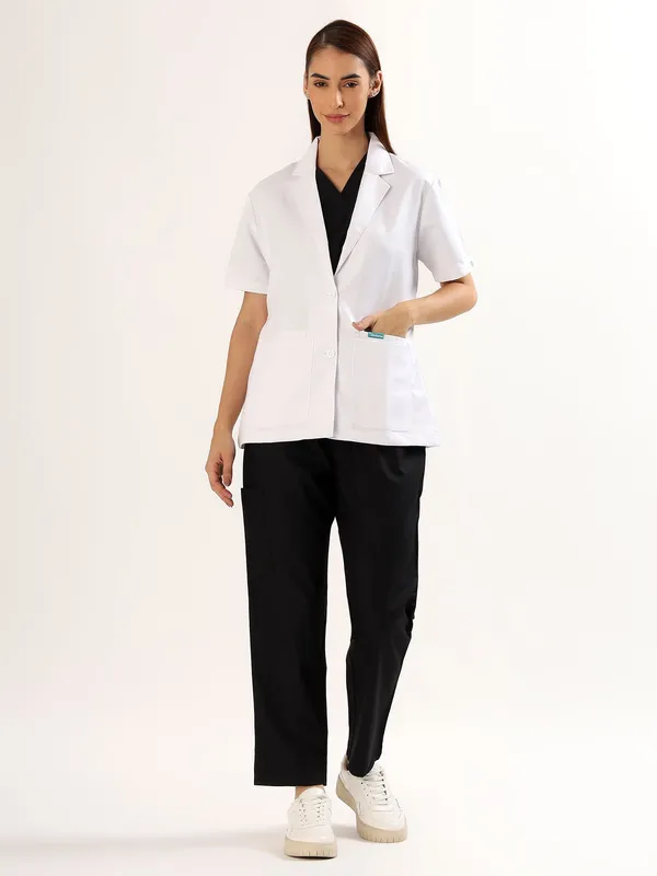 Balomel_Go_|_Hidden_Pockets_|_Ultra_Soft_|_Short_Lab_Coat_For_Women