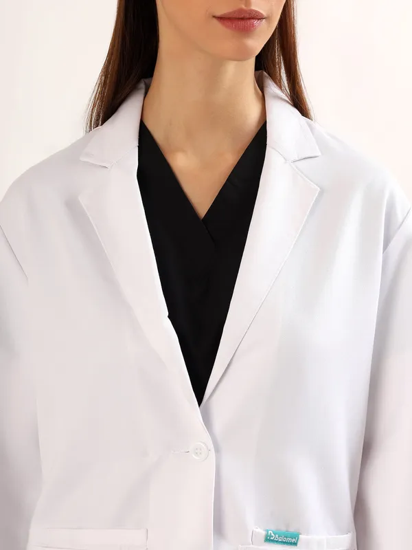 Balomel_CORE_|_Hidden_Pockets_|_Ultra_Soft_|_Short_Lab_Coat_For_Women