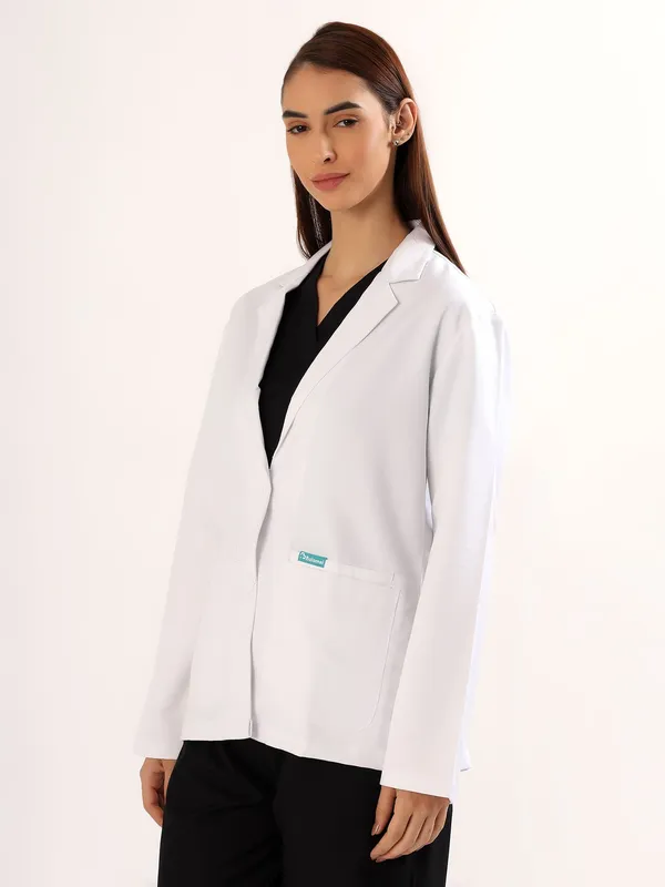 Balomel_CORE_|_Hidden_Pockets_|_Ultra_Soft_|_Short_Lab_Coat_For_Women