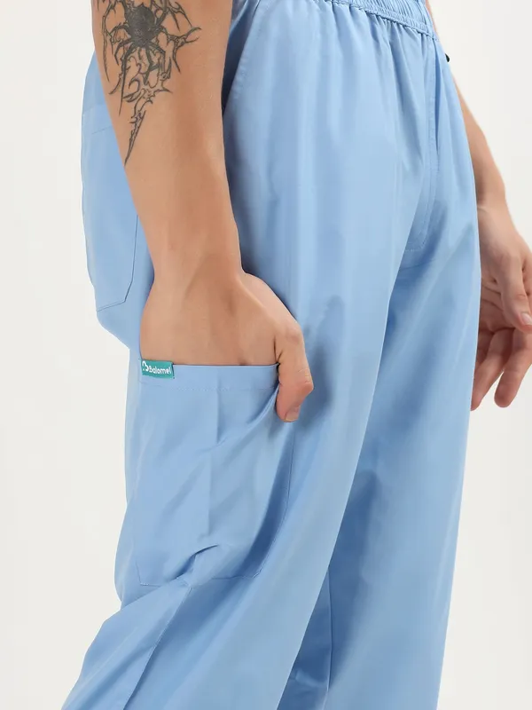 Sky_Breeze_Blue_V-Neck_Scrub_Suit_Set_Ultra_Soft_With_10_Pockets_For_Men