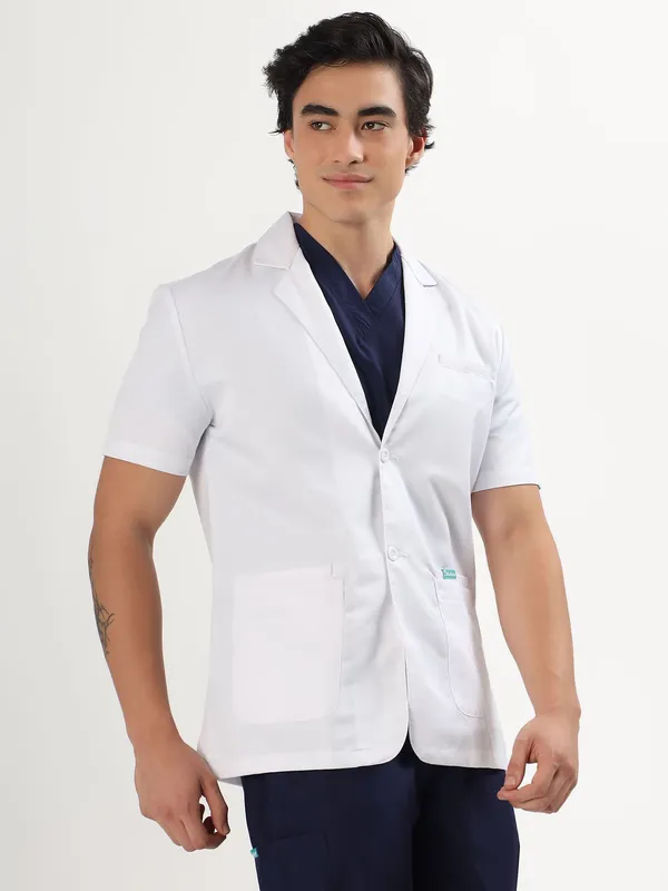 Balomel_GO_|_Hidden_Pockets_|_Ultra_Soft_|_Short_Lab_Coat_For_Men