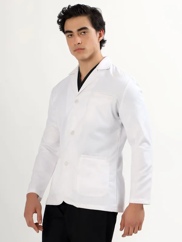 Balomel_CORE_|_Hidden_Pockets_|_Ultra_Soft_|_Short_Lab_Coat_For_Men