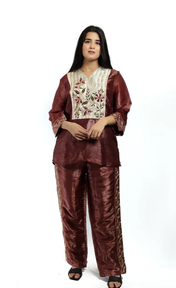 Peach_Premium_Quality_Co-Ord_Set_For_Women