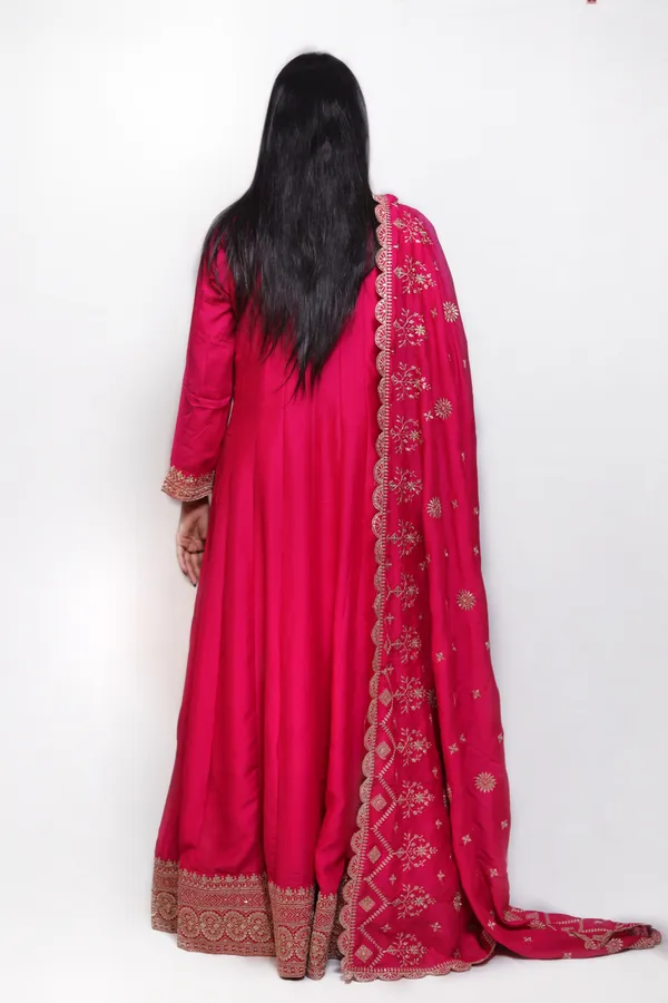 Pink_Embroidered_Chinon_Anarkali_Suit_With_Dupatta_and_Padded_Bust