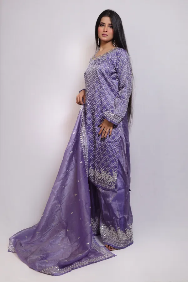 Lavender_Tissue__Silk_Palazzo_Set_For_Women