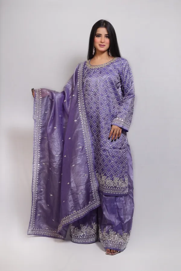 Lavender_Tissue__Silk_Palazzo_Set_For_Women
