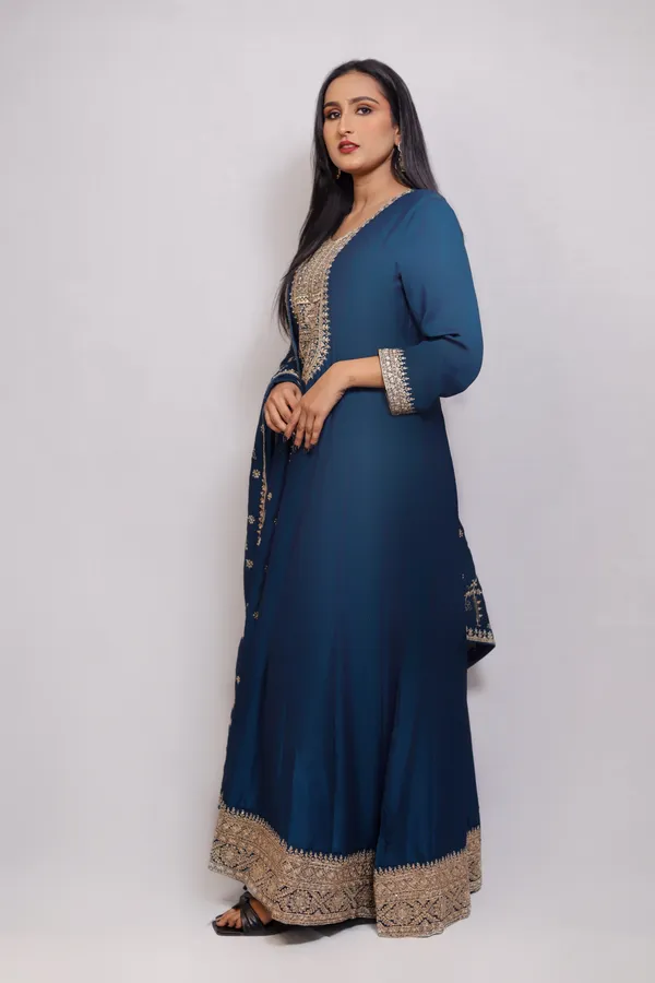 Blue_Embroidered_Chinon_Anarkali_Suit_With_Dupatta_and_Padded_Bust