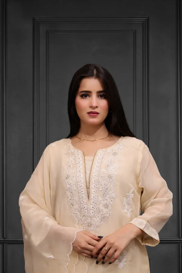 Cream_Embroidered__Suit_Set_With_Dupatta