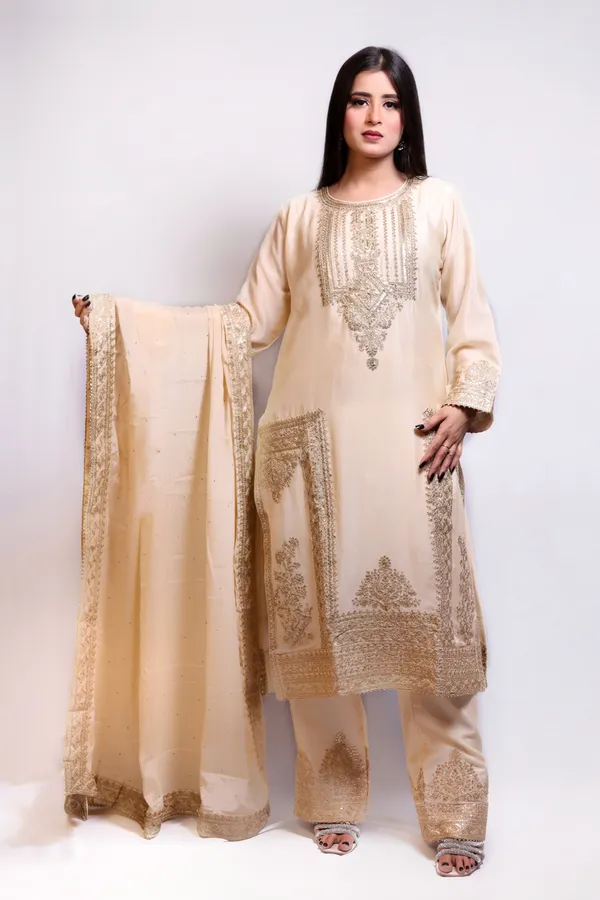 Beige_Elegant_Embroidered_Salwar_Suit_Set_With_Dupatta