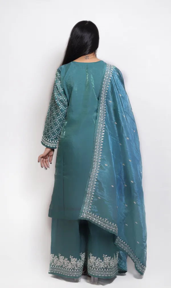 Blue_Tissue_Silk_Palazzo_Set__For_Women