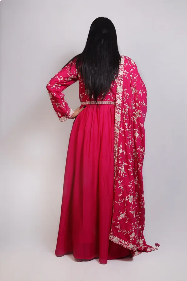 Pink_Embroidered_Chinon_Anarkali_Suit_With_Dupatta_and_Padded_Bust