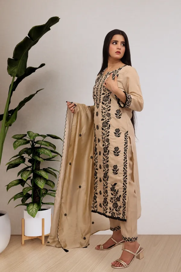Beige_Embroidered_Ethnic_Suit_Set_With_Dupatta