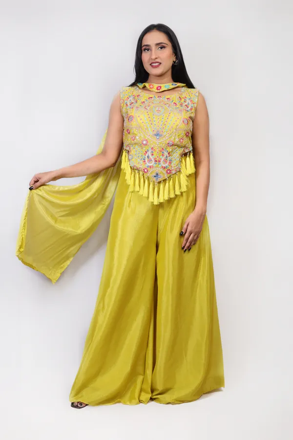 Yellow_Embroidered_Co-ord_with_Dupatta