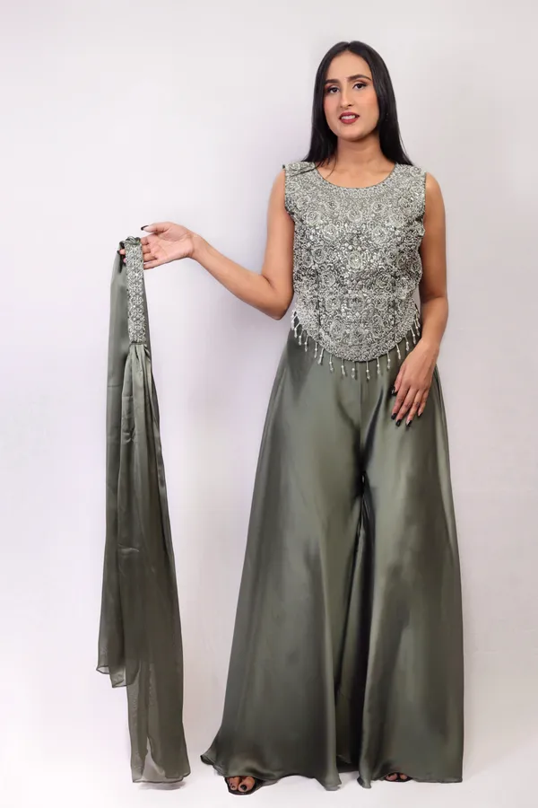 Olive_Sequin_Embellished_Co-ord_with_Dupatta