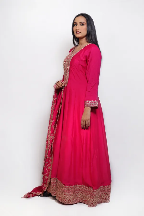 Pink_Embroidered_Chinon_Anarkali_Suit_With_Dupatta_and_Padded_Bust