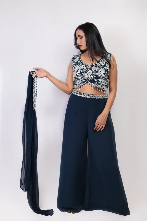 Navy_Blue_Embroidered_Co-_ord_with_Dupatta
