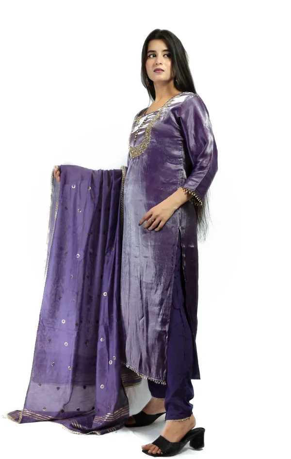 Purple_Premium_Quality_Kurta_Set_with_Duppata__For_Women