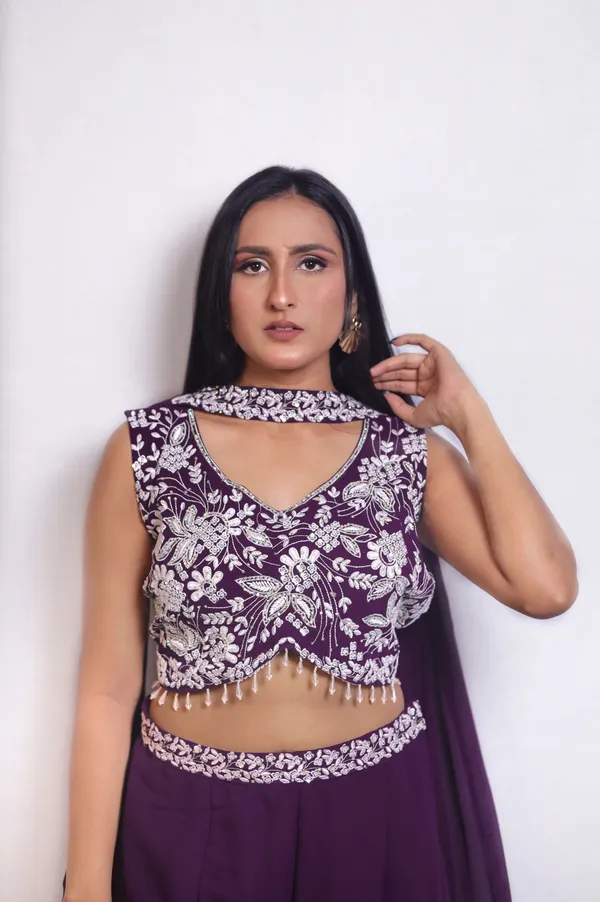 Voilet_Embroidered_Co-_ord_with_Dupatta