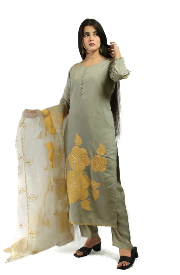 Olive_Premium_Quality_Kurta_Set_For_Women