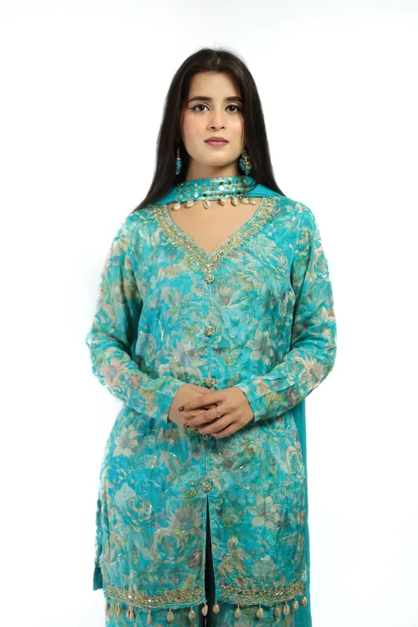 Blue_Premium_Quality_Sharara_Set_For_Women