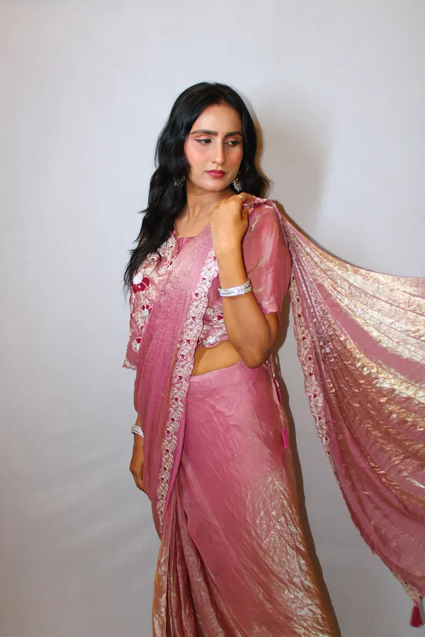 Pink_Ready_To_Wear_Saree_For_Women