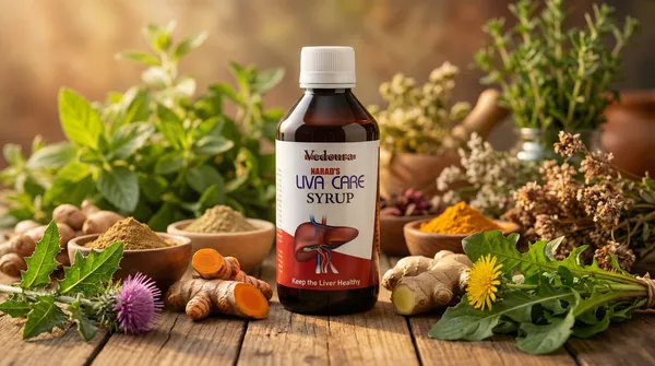 GreenSodium_Propyl_Paraben,_Sodium_Methyl_Paraben,_Colour_Carmoisine,_Menthol_Premium_Ayurvedic_Herbal_Liver_Care_Syrup_Vedcura_Liver_Syrup_For_Unisex