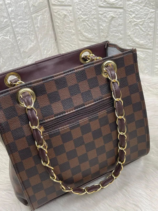 Brown_Premium_Polyurethane_Cross_Body_Bag_For_Women
