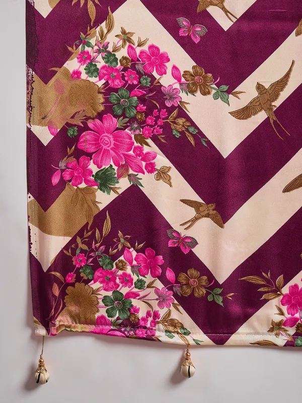 Amiable_Purple__Floral_Ajrakh_Printed_Semi_Modal_Silk_Saree_With_Serendipity_Blouse_Piece