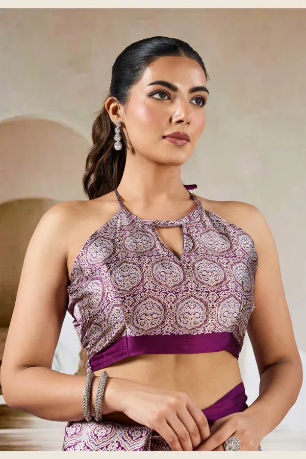 Purple_pizzazz_Ajrakh_Printed_Satin_Crepe_Silk_Saree