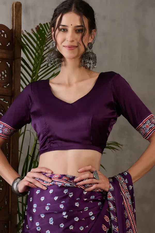 Jamun_Purple_Jamun_Ajrakh_Printed_Satin_Gaji_Silk_Saree_For_Women