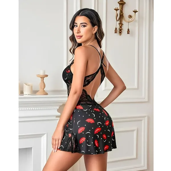 Hotblack_Lycra_Premium_Nightdress_For_Women